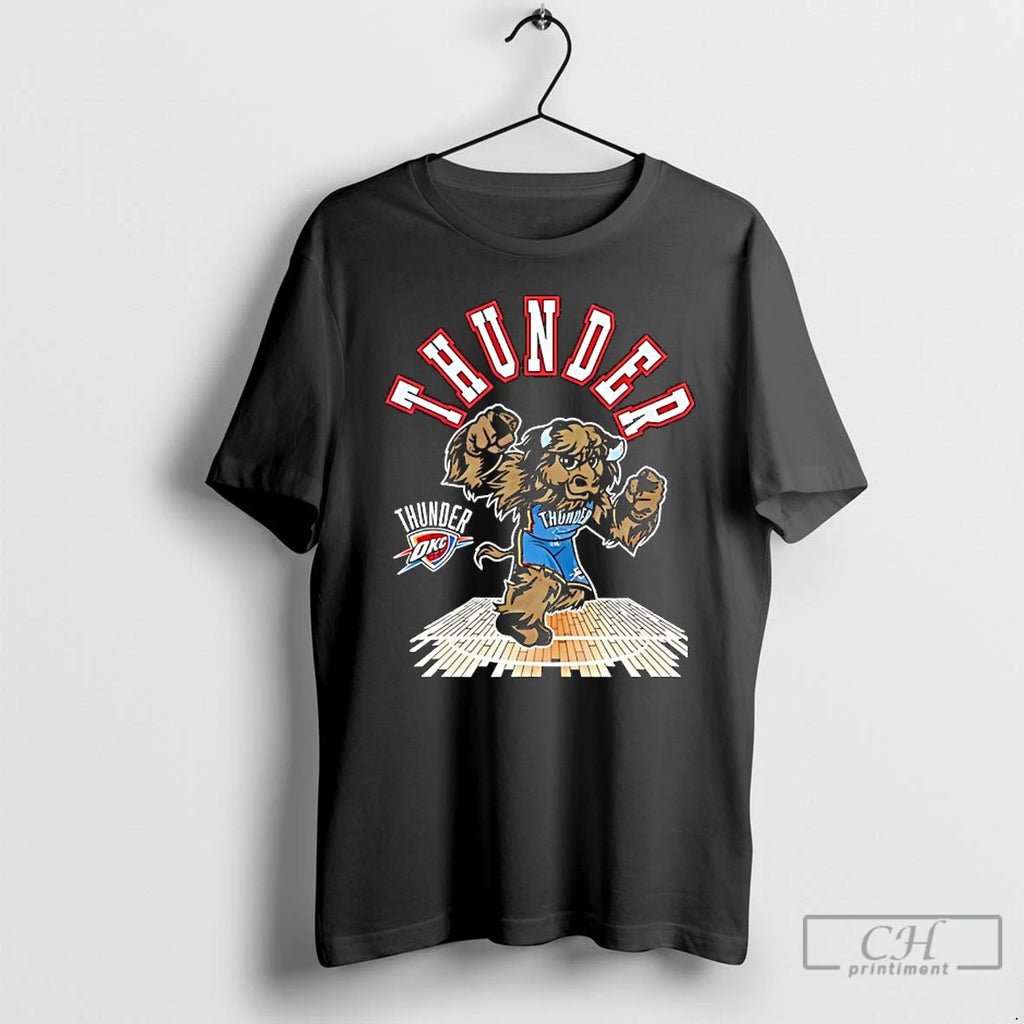 Classic Oklahoma City Thunder Mascot Basketball