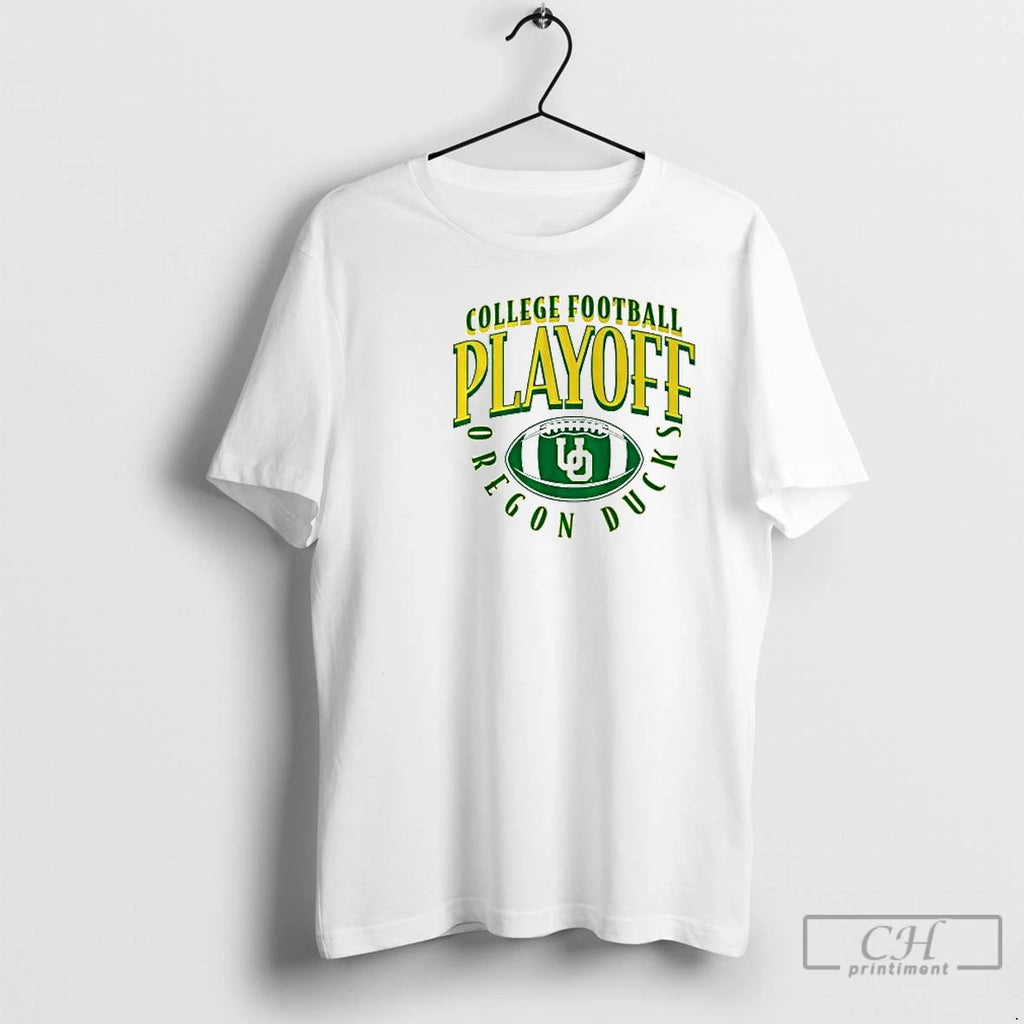 Classic Oregon Football Cfp Curve 2025 2026 Circle White