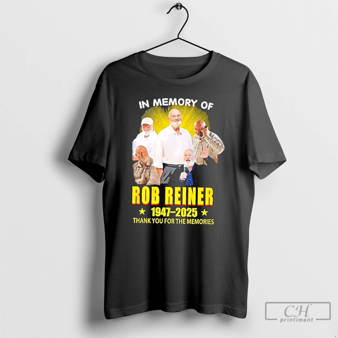 Classic Rob Reiner 1947 2025 Thank You For The Memories Signature T-Shirts, Hoodie, Sweatshirt | WearSparks.com