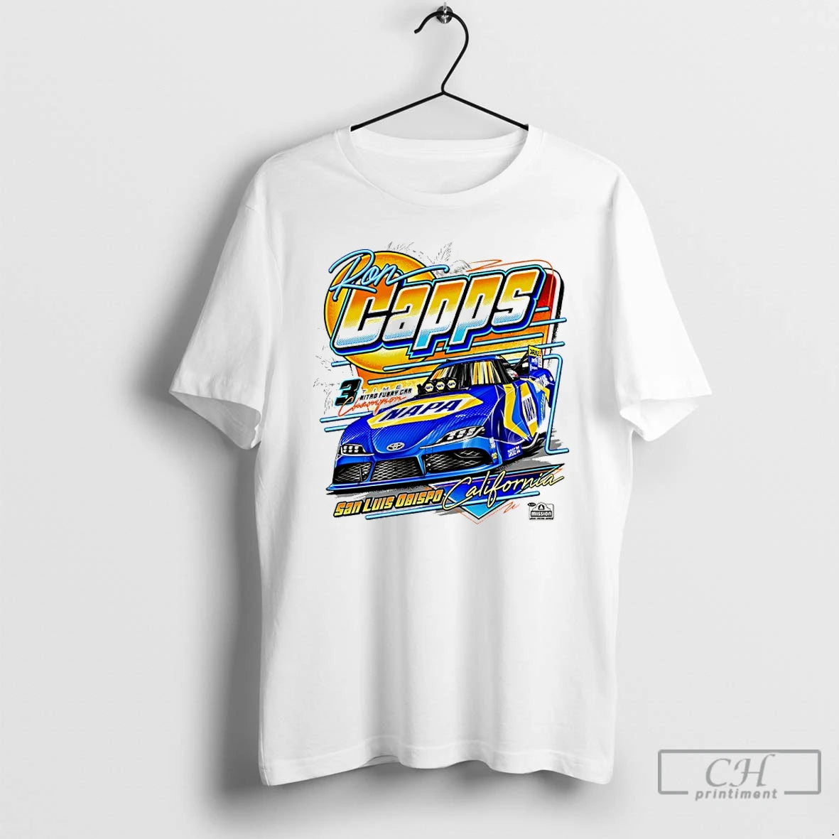 Classic Ron Capps 3x Champion Car San Luis Obispo California Vintage