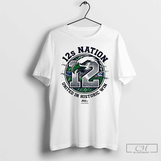 Classic Seahawks 12s Nation United In Historic Win T-Shirts, Hoodie, Sweatshirt | WearSparks.com