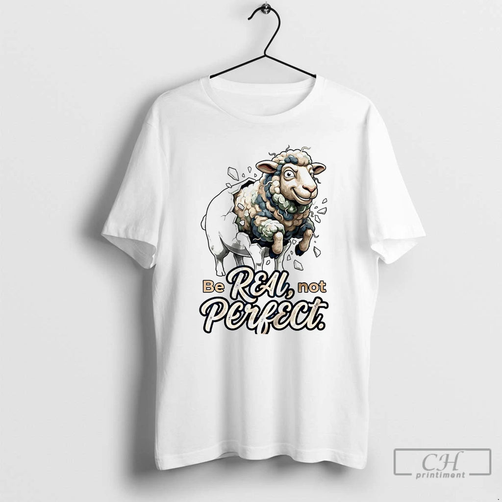 Classic Sheep Be Real Not Perfect