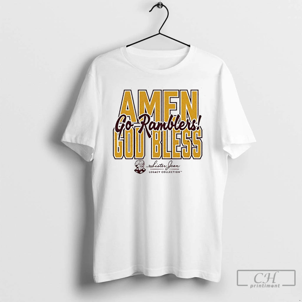Classic Sister Jean Amen God Bless Go Ramblers