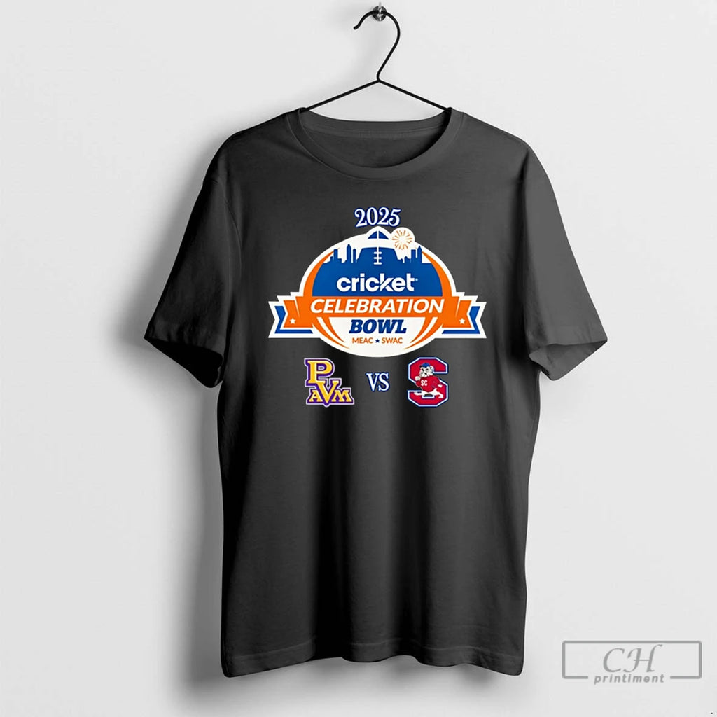 Classic South Carolina State Vs Prairie View Am 2025 Cricket Celebration Bowl T Shirts Sweater