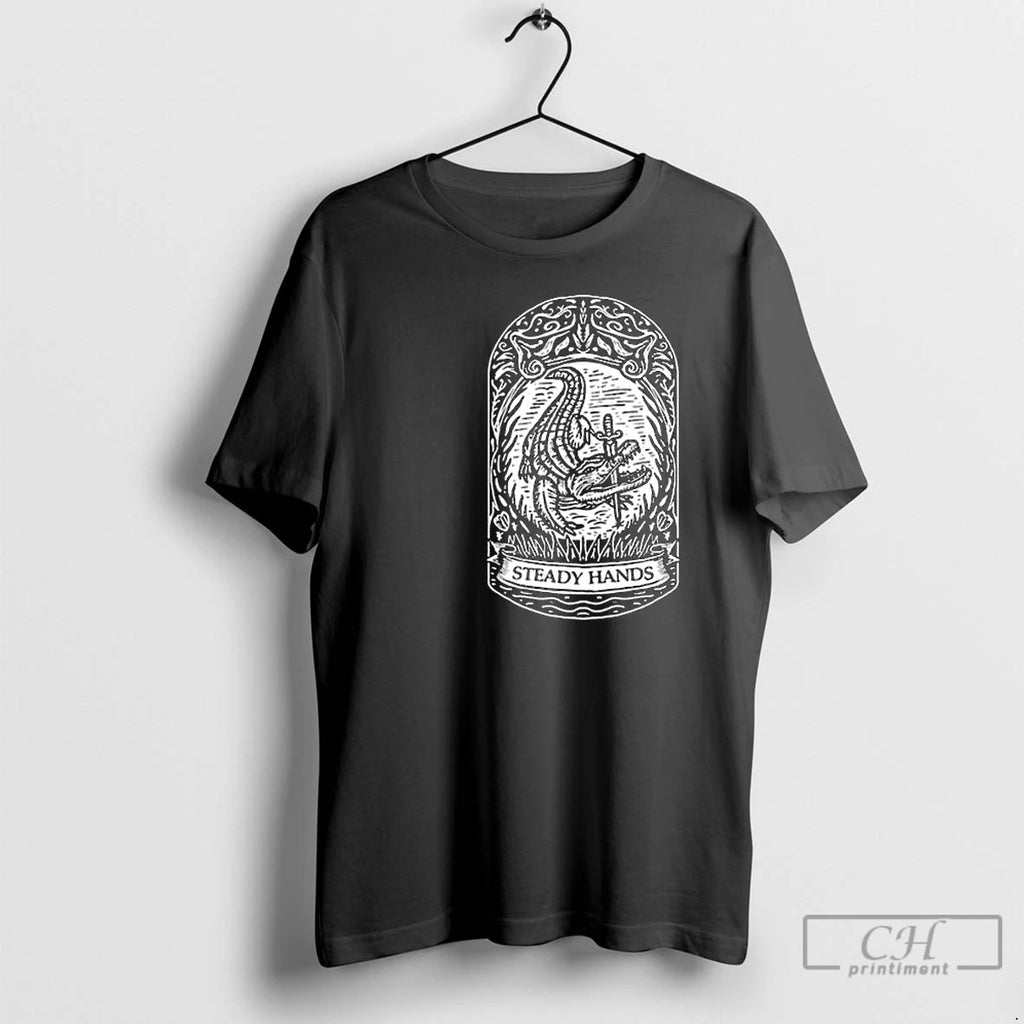 Classic Steady Hands Banner Circle Black