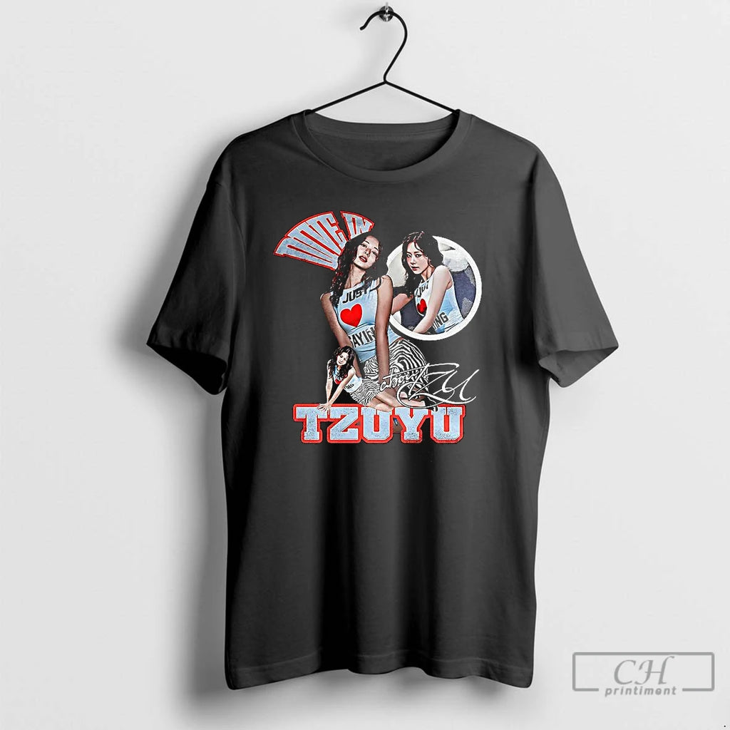 Classic Twice Tzuyu Devi In Signature Graphic Vintage Music Lover