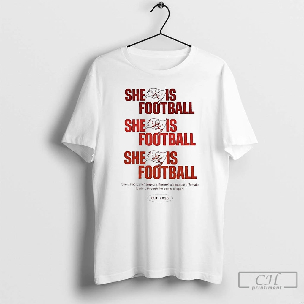 Classic Tampa Bay Buccaneers She Is Football 2025