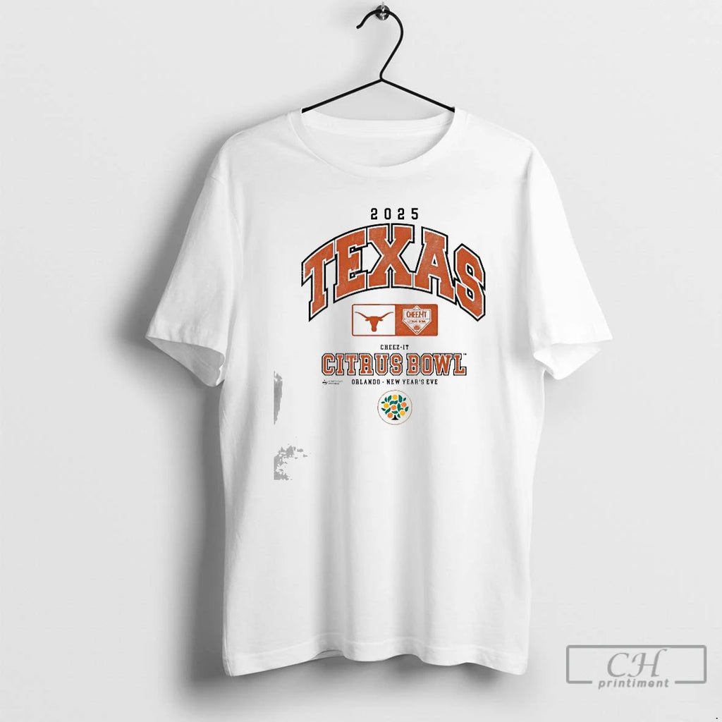 Classic Texas Longhorns 2025 Cheez It Citrus Bowl Orlando New Years Eve T Shirts Sweater