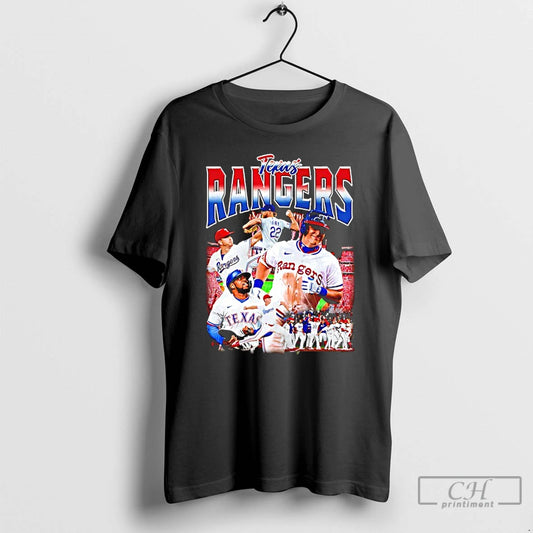 Classic Texas Rangers Team Collage Celebrate 2025 T-Shirts, Hoodie, Sweatshirt | WearSparks.com