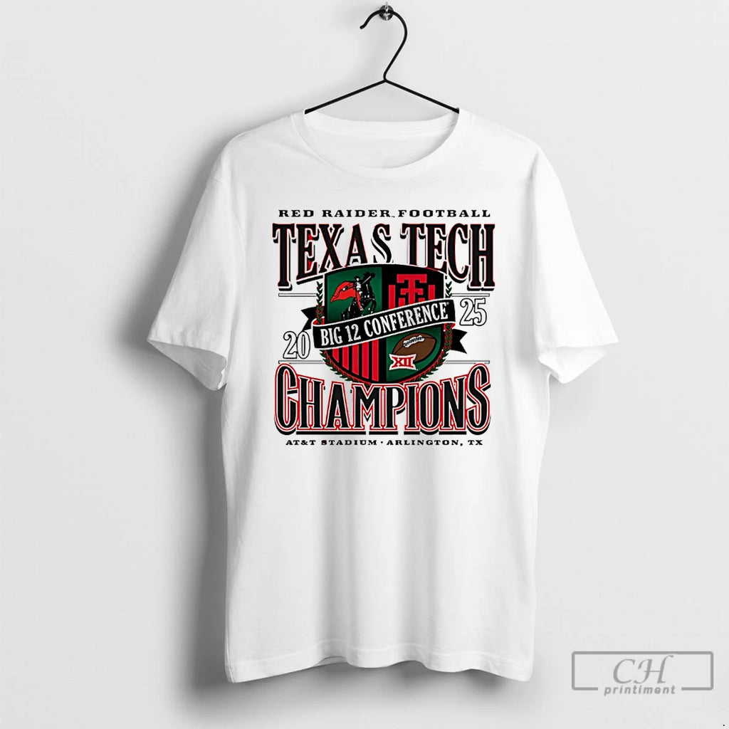 Classic Texas Tech Red Raiders 2025 Big 12 Conference Champions Generation Talent T Shirts Sweater