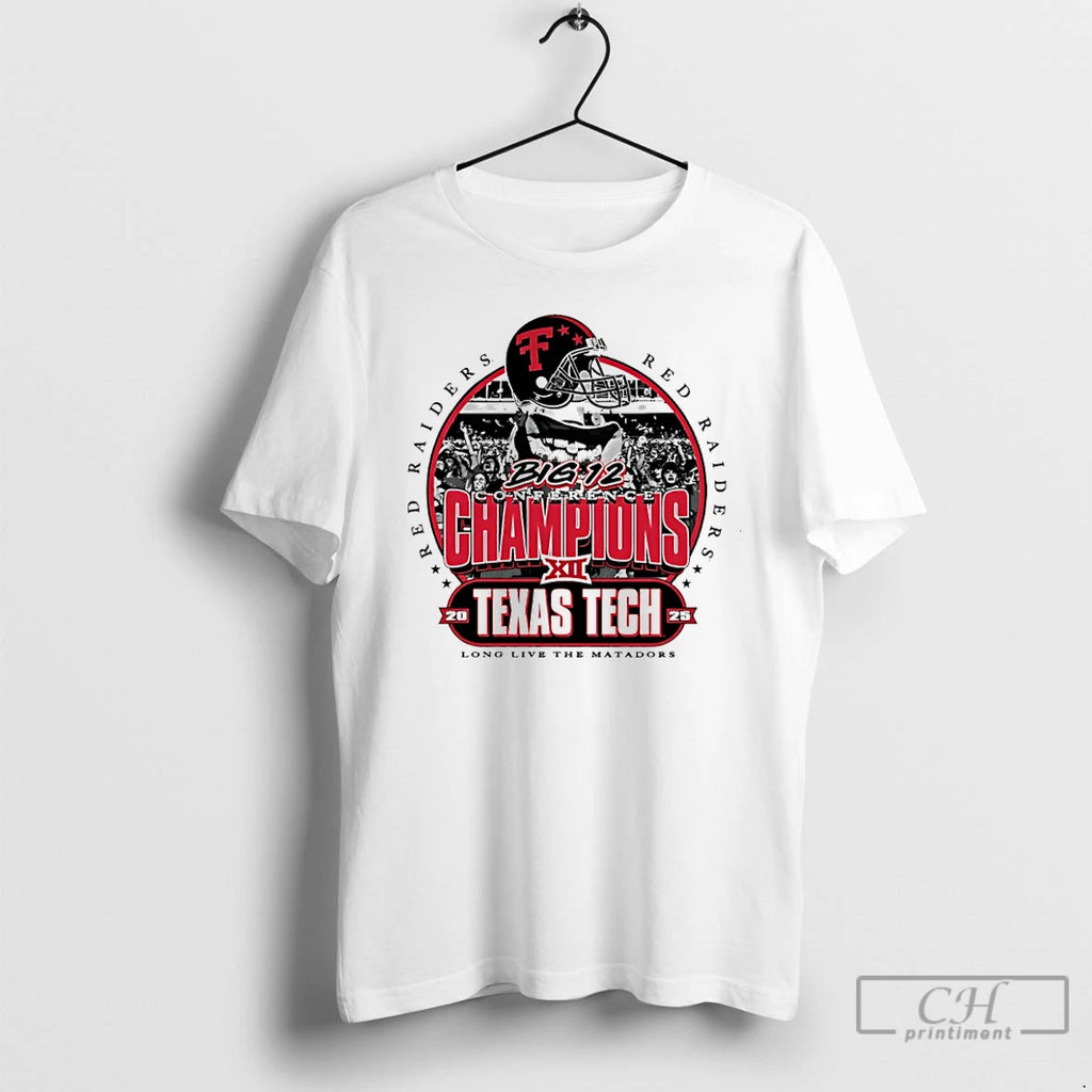 Classic Texas Tech Red Raiders Big 12 Conference Champions 2025 Parade Vintage T Shirts Sweater