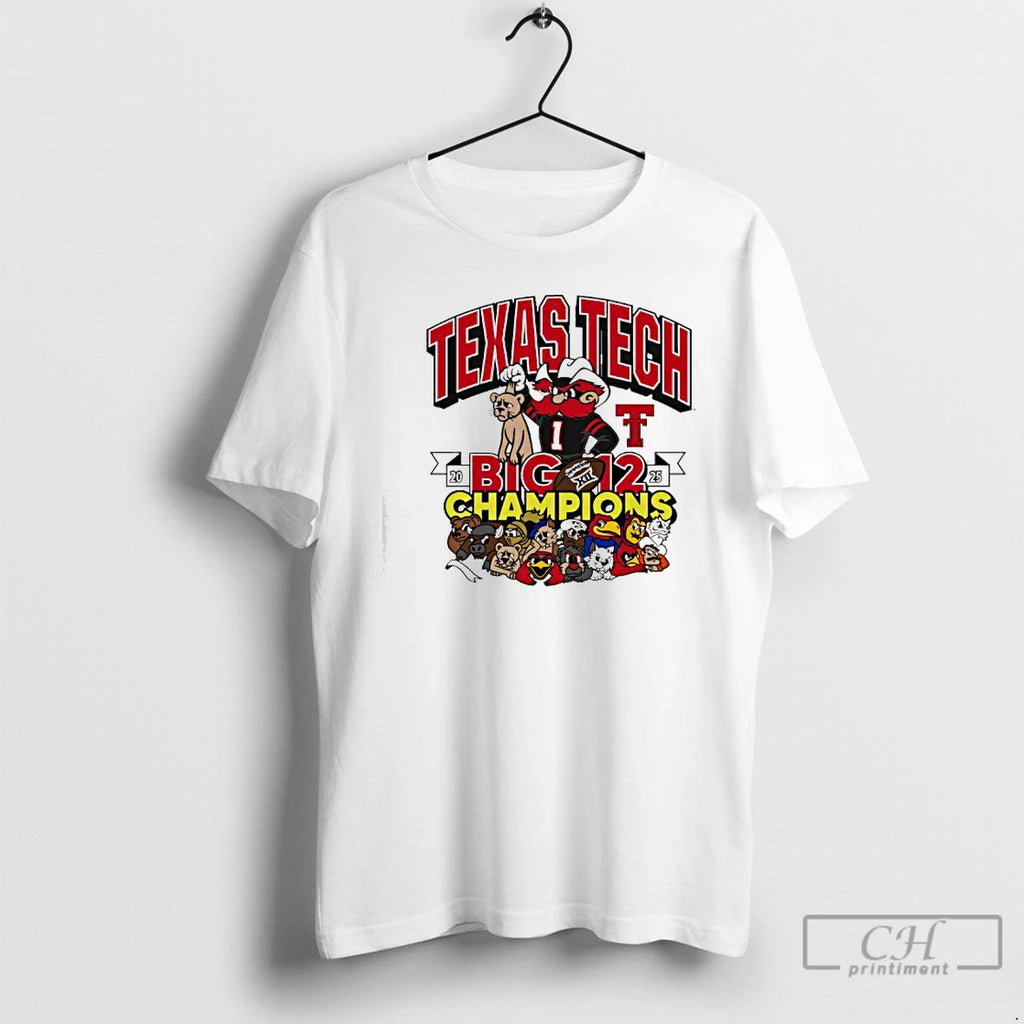Classic Texas Tech Red Raiders Big 12 Football Champs Mascots Winner