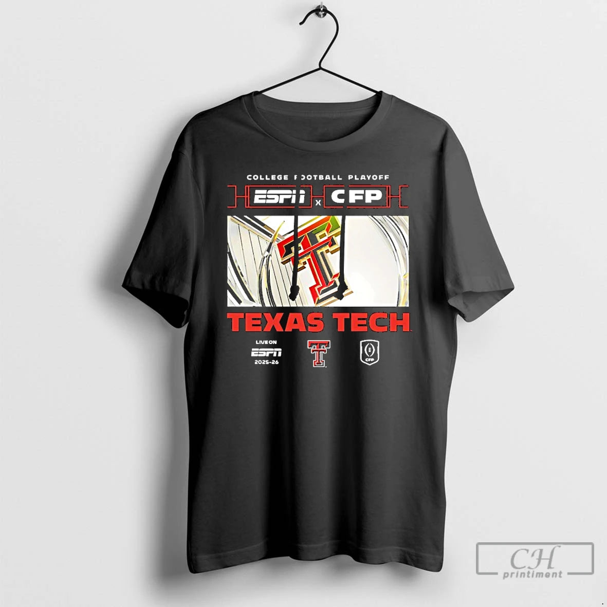 Classic Texas Tech Red Raiders Espn X Cfp College Football Playoff Live On Espn 2025 T-Shirts, Hoodie, Sweatshirt