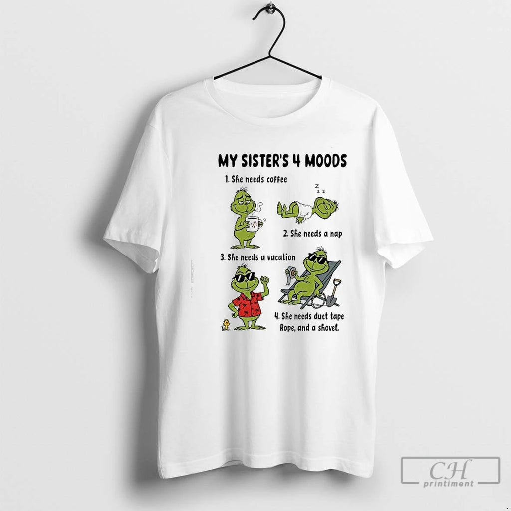 Classic The Grinch Needs Coffee A Nap Vacation Duct Tape Rope And A Shovel