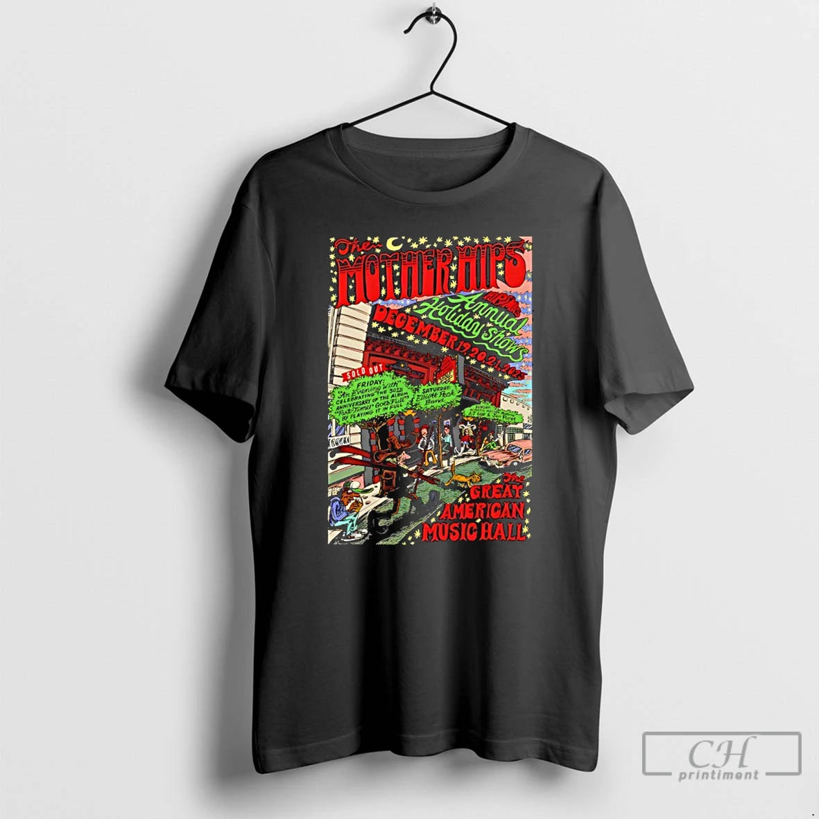 Classic The Mother Hips Dec 19 21 2025 Great American Music Hall In T Shirts Hoodie, Sweatshirt | WearSparks.com