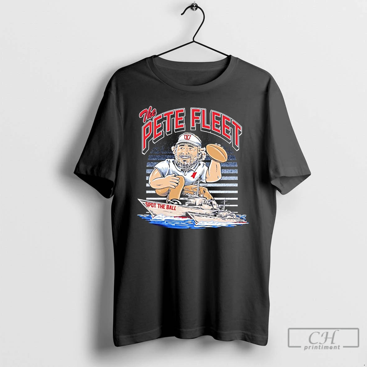 Classic The Pete Fleet Spot The Ball Ole Pete Golding Miss Head Coach T Shirts