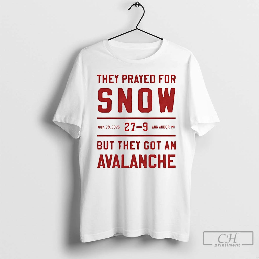 Classic They Prayed For Snow Ohio State 27 9 Michigan But They Got An Avalanche