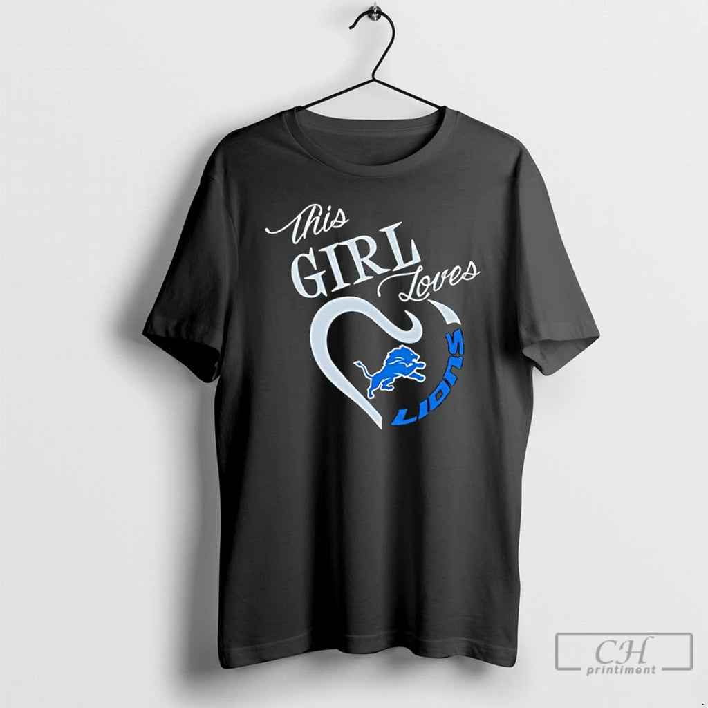 Classic This Girl Loves Detroit Lions Stylish