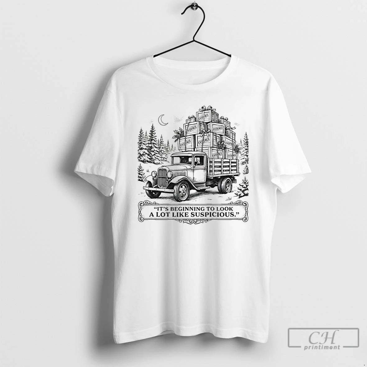 Classic Truck Its Begining To Look A Lot Like Suspicious T-Shirts, Hoodie, Sweatshirt | WearSparks.com