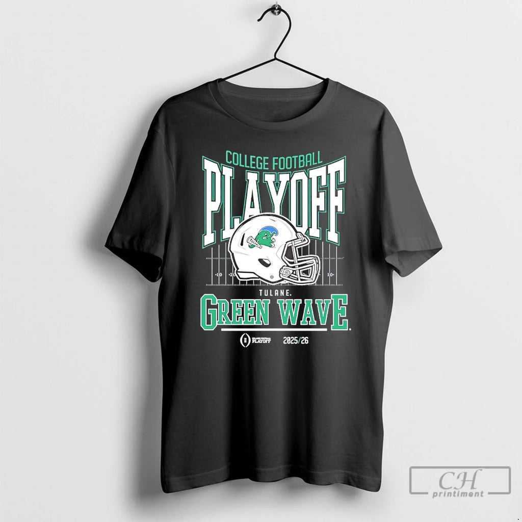 Classic Tulane Green Wave College Football Playoff 2025 26 Helmet