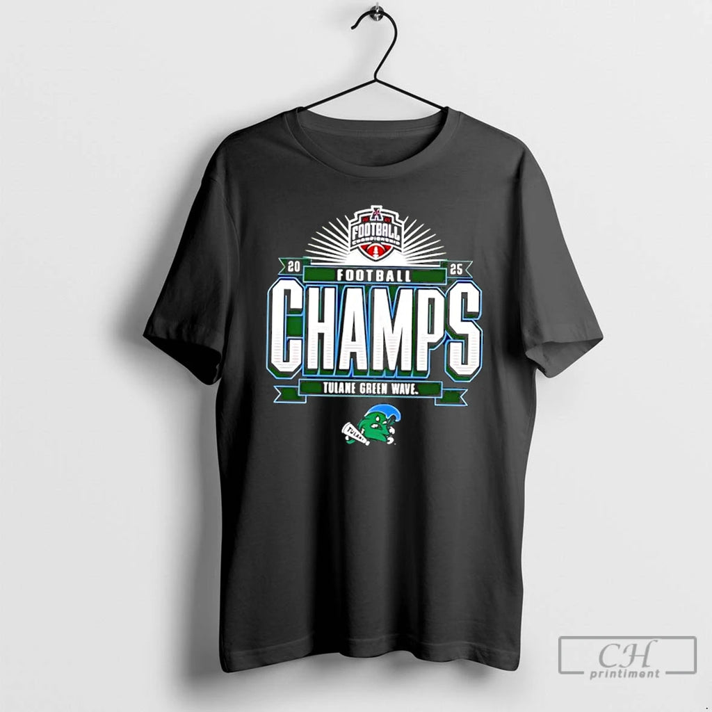 Classic Tulane Green Wave Green 2025 American Athletic Conference Football Champions