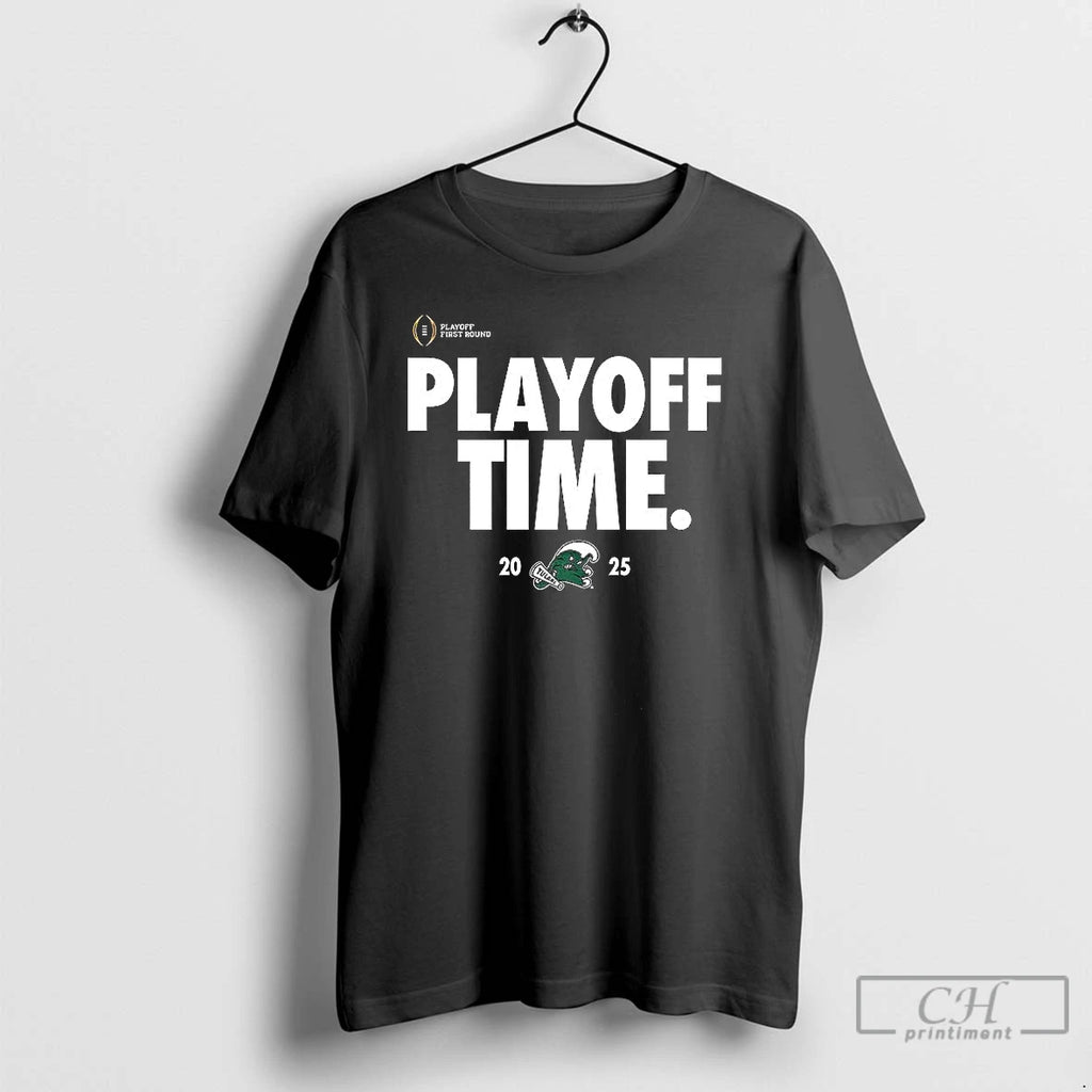 Classic Tulane Green Wave Playoff Time Logo
