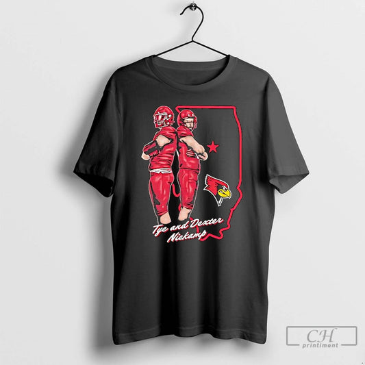 Classic Tye And Dexter Niekamp Louisville Cardinals Two Football Players T-Shirts, Hoodie, Sweatshirt | WearSparks.com
