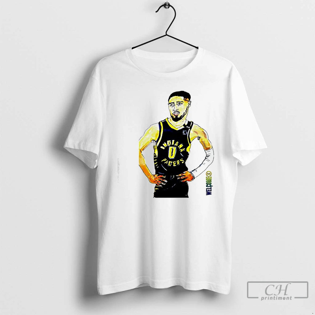 Classic Tyrese Haliburton Indiana Pacers Basketball Player Wall