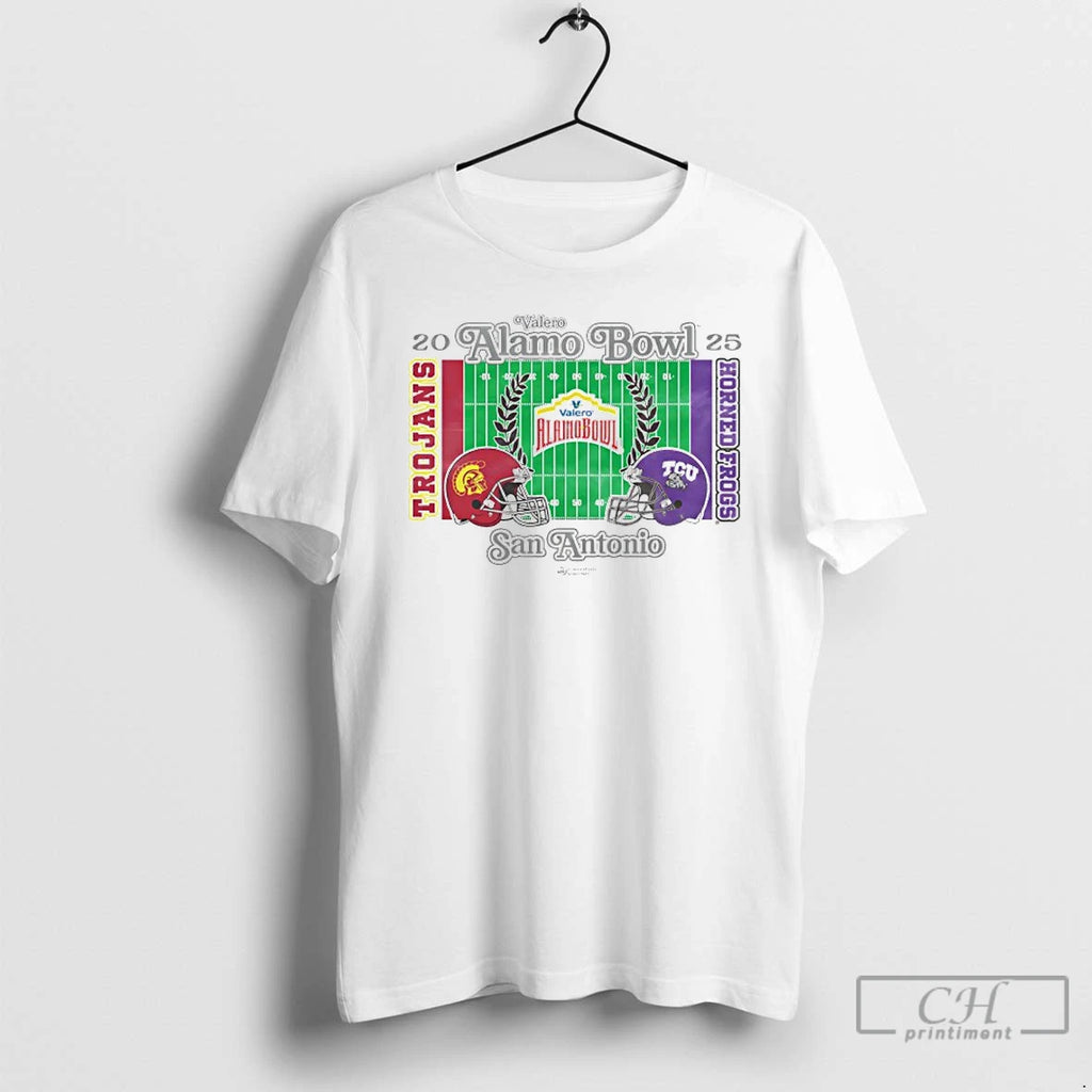 Classic Usc Trojans Vs Tcu Horned Frogs 2025 Valero Alamo Bowl 2 Team Stadium