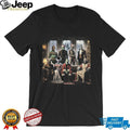 Classic Universal Monsters Christmas Party Scene T Shirt