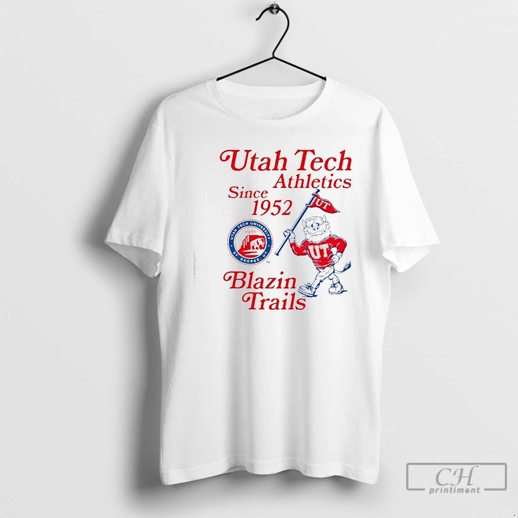 Classic Utah Tech Athletics Since 1952 Blazin Trails