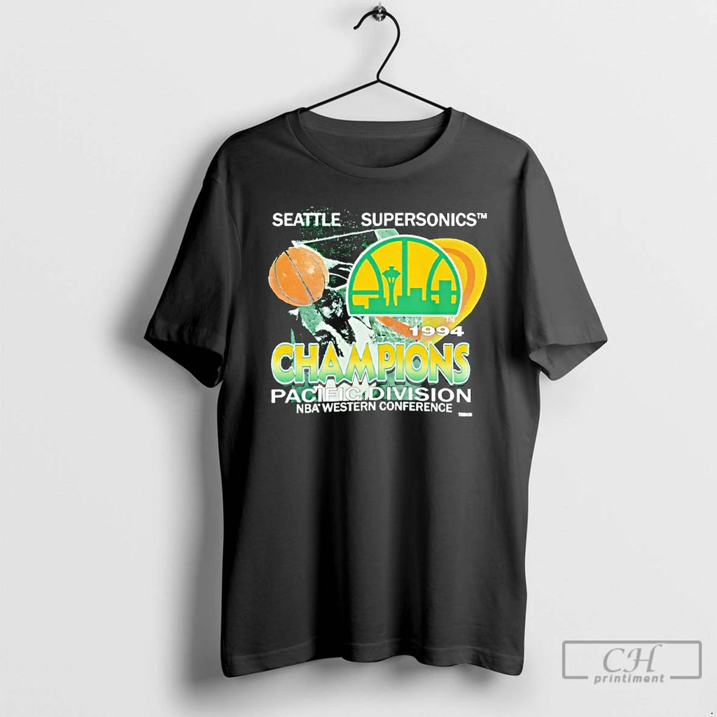 Classic Vintage Seattle Supersonics 1994 Champions