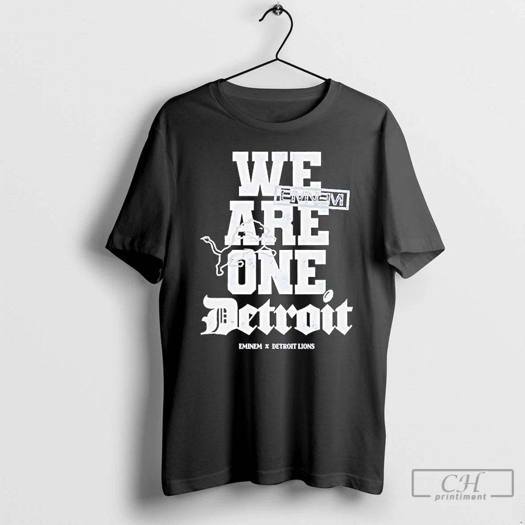 Classic We Are One Detroit Eminem X Detroit Lions