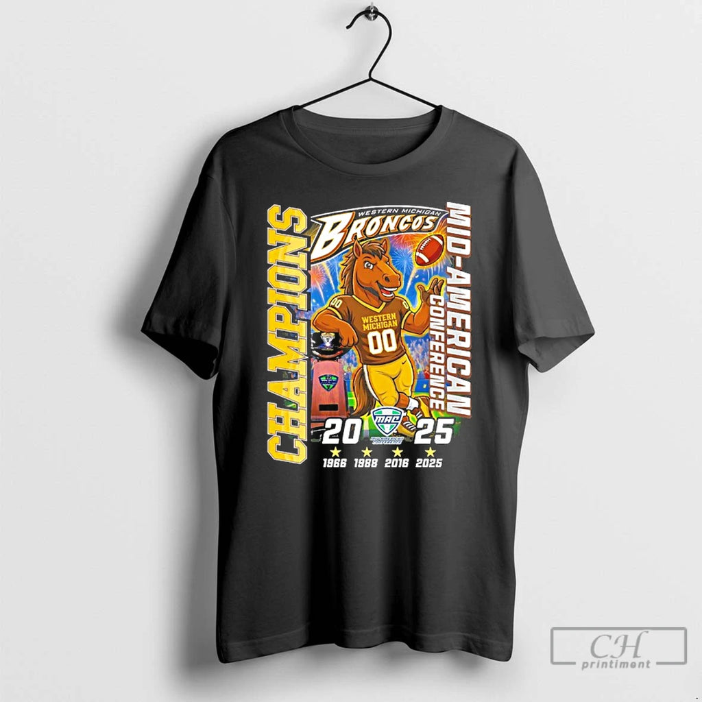 Classic Western Michigan Broncos Big 12 Conference Champions 2025