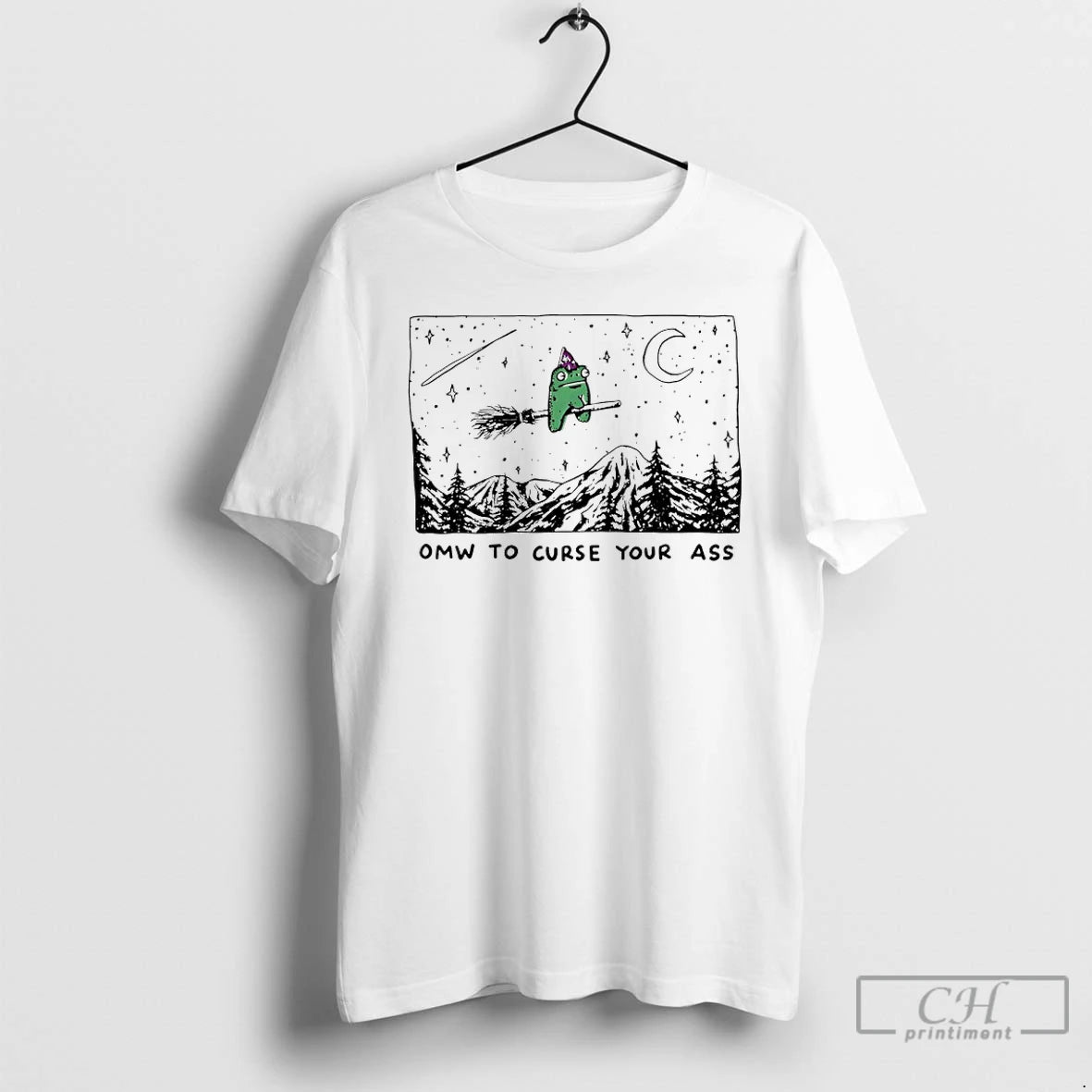 Classic Wizard Frogs Omw To Curse Your Ass T-Shirts, Hoodie, Sweatshirt | WearSparks.com