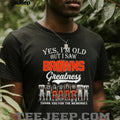 Cleveland Browns Football Team Legends Retro Style Greatness Gift For Loyal Fans Shirt
