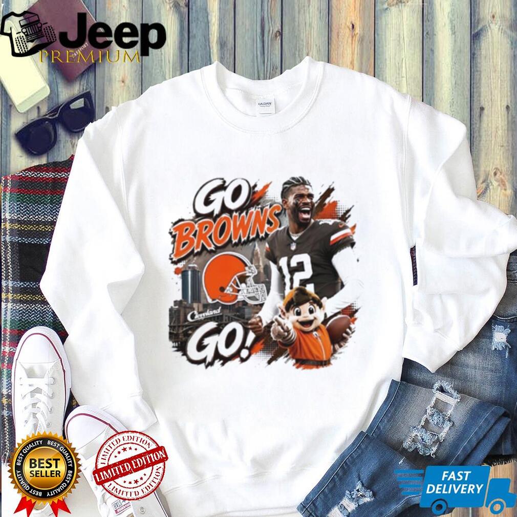 Cleveland Browns go Browns go mascot shirt