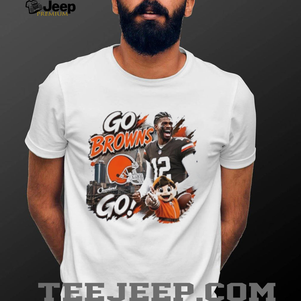 Cleveland Browns go Browns go mascot shirt