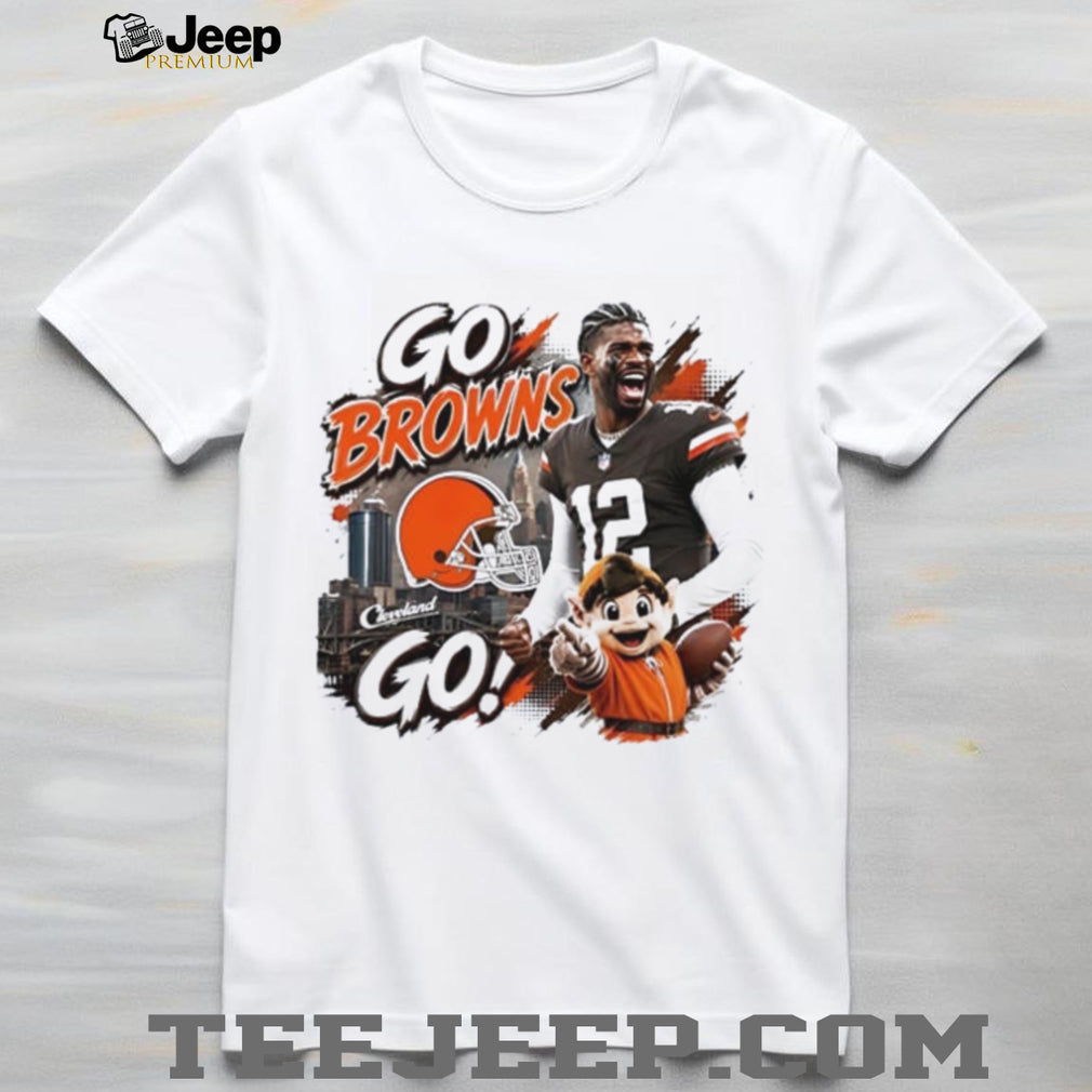 Cleveland Browns go Browns go mascot shirt