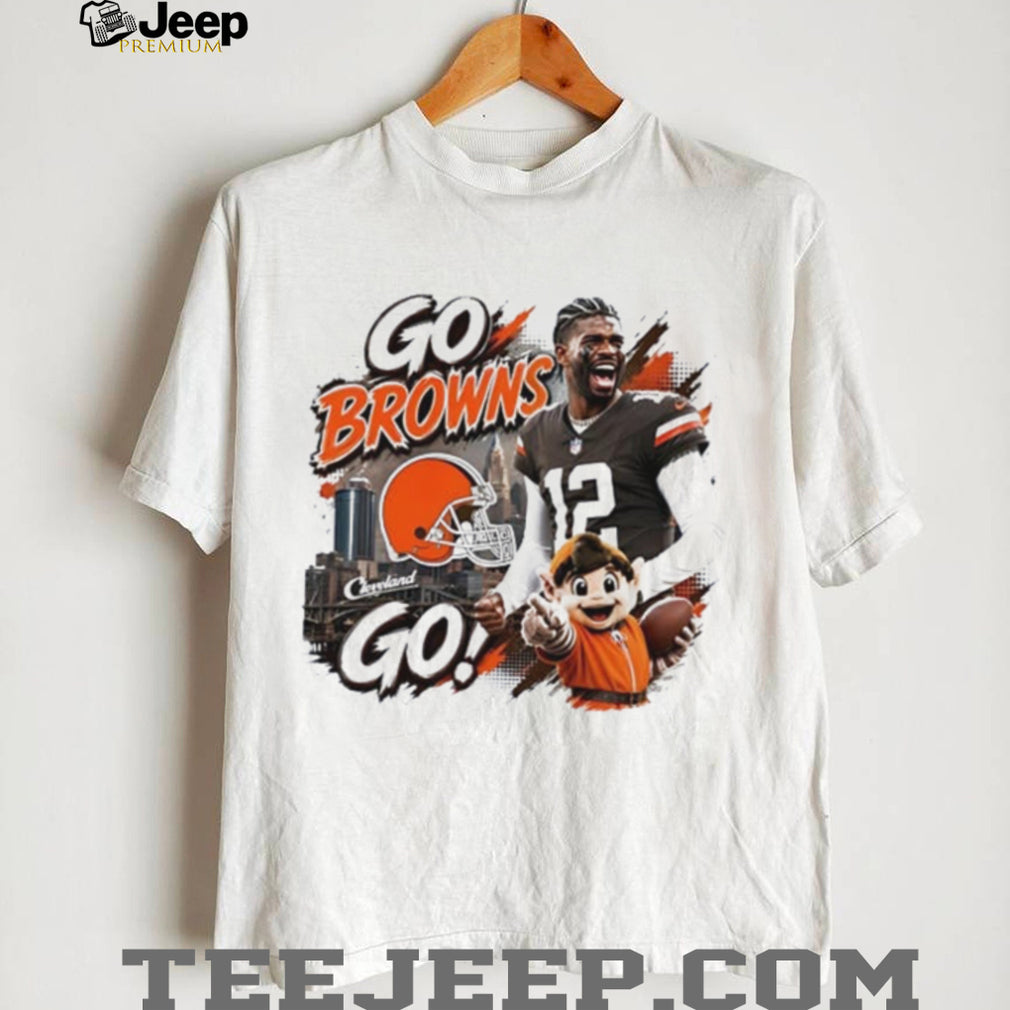 Cleveland Browns go Browns go mascot shirt