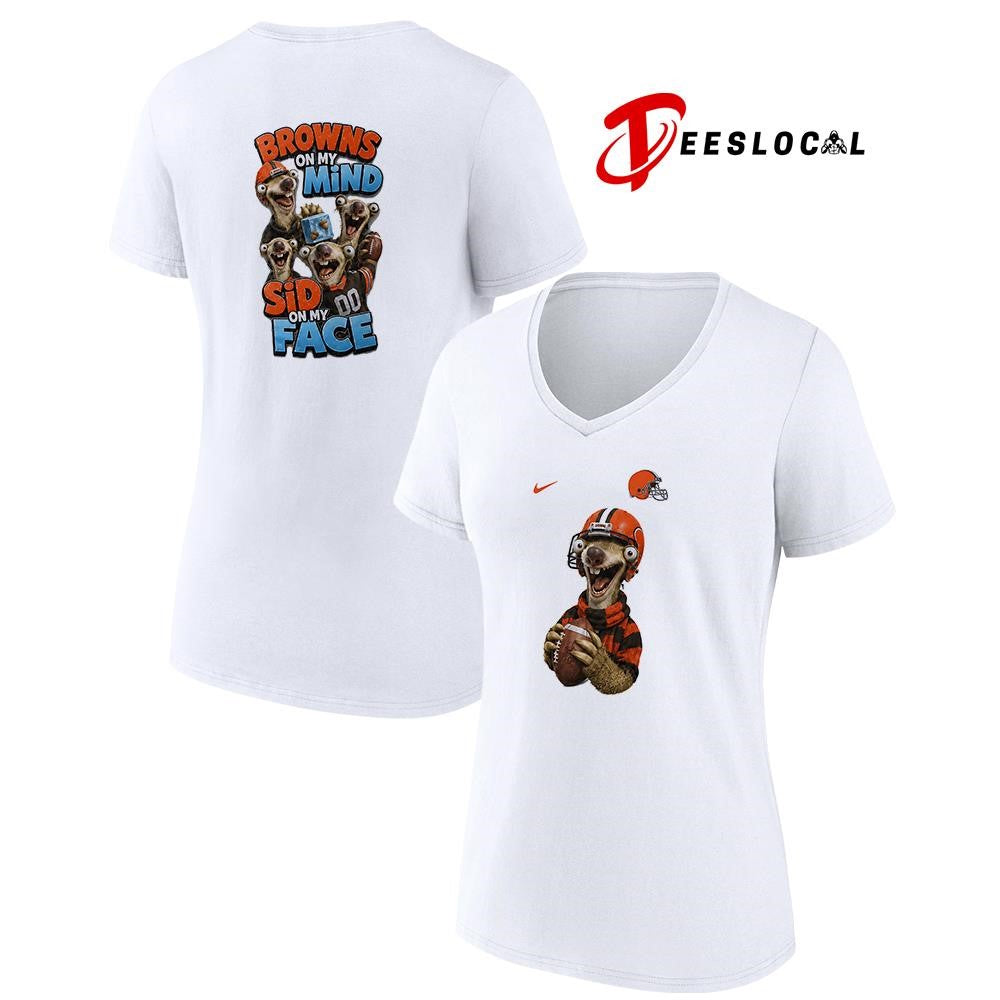 Cleveland Browns on my mind Sid on my face shirt