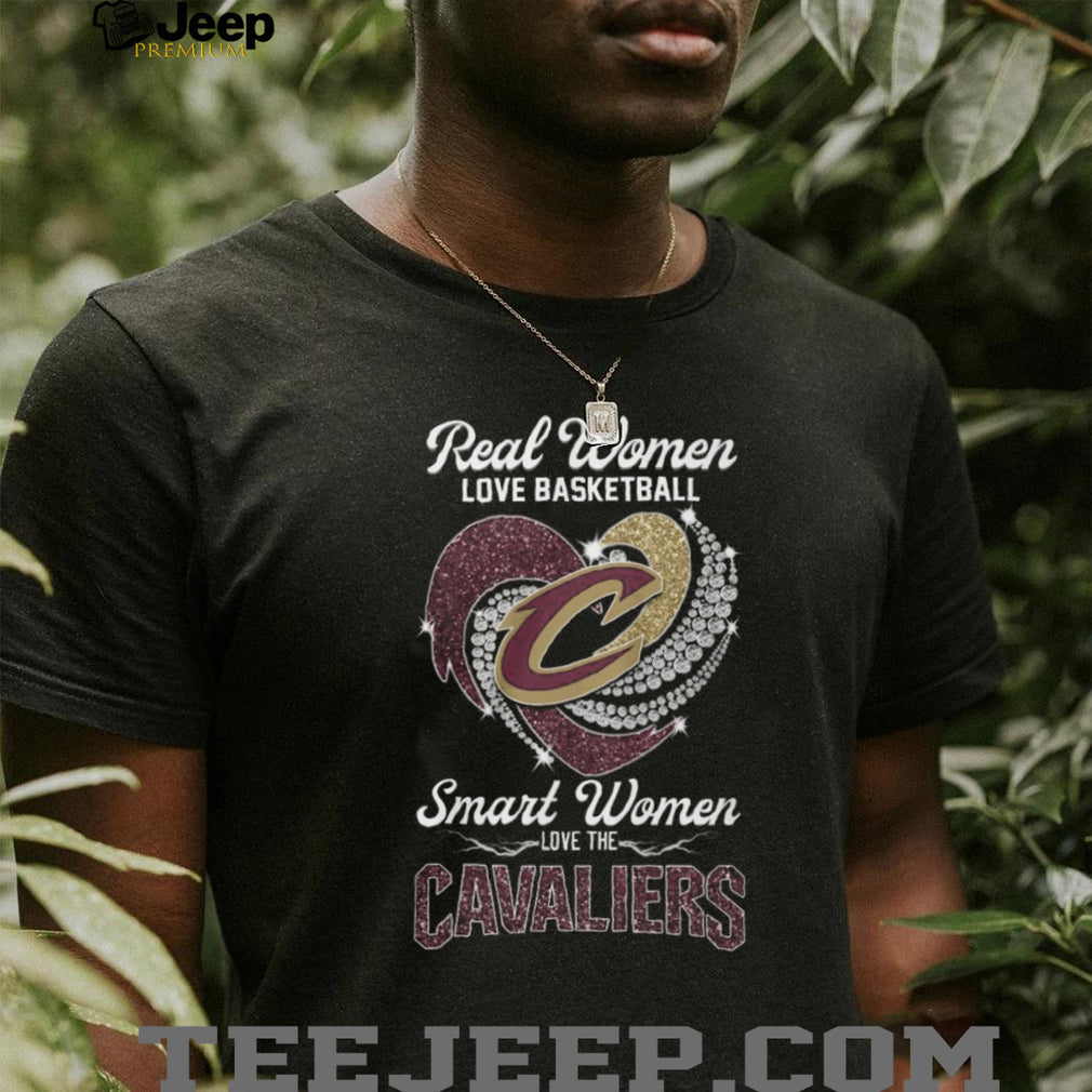 Cleveland Cavaliers Basketball Real Women Sparkle Fan T Shirt