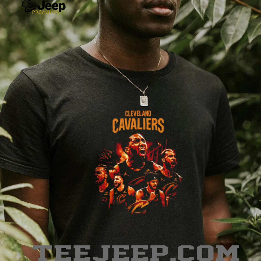 Cleveland Cavaliers Basketball Team Graphic Multi Player T Shirt