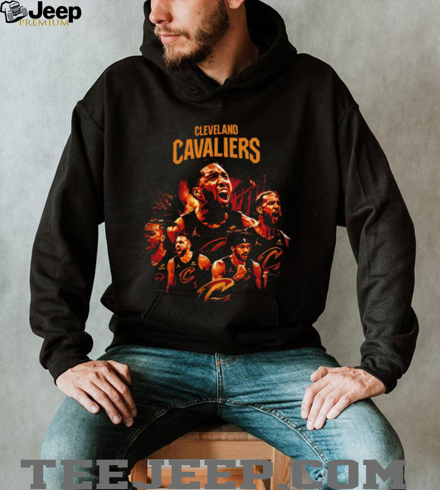 Cleveland Cavaliers Basketball Team Graphic Multi Player T Shirt