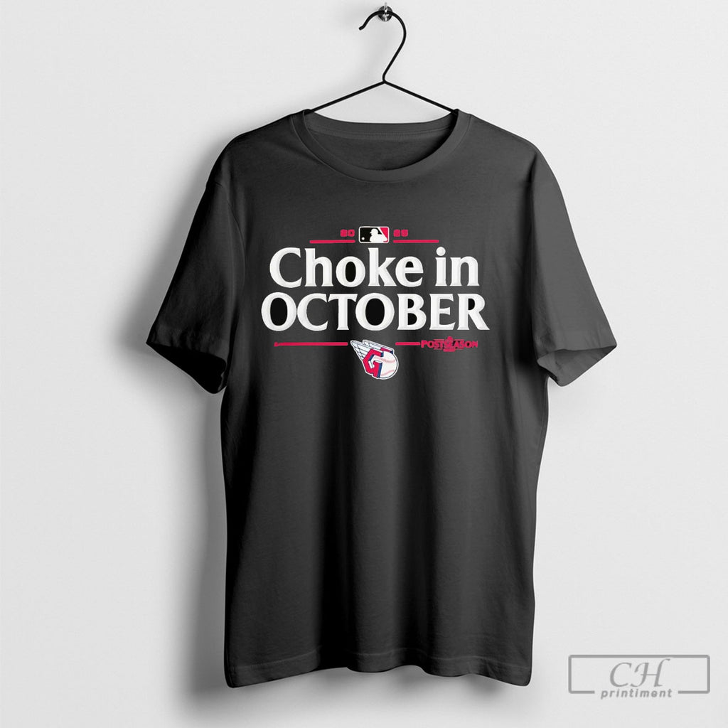 Cleveland Guardians 2025 Choke In October Mlb Postseason Shirt Sweater