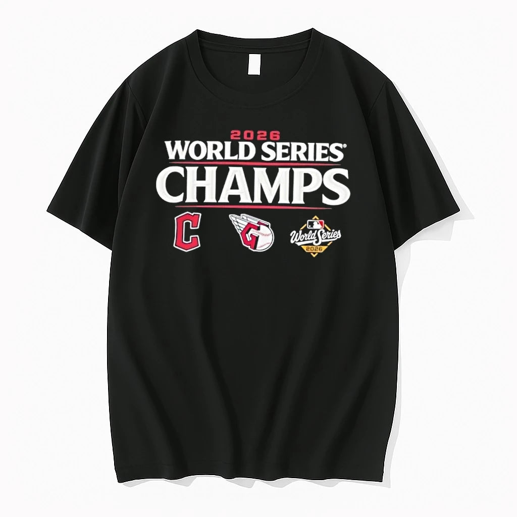 Cleveland Guardians 2026 World Series Champs Logo Tshirts Sweater