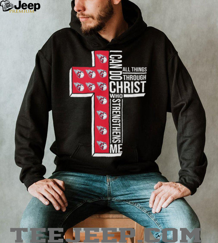 Cleveland Guardians Baseball Cross “I Can Do All Things Through Christ” T Shirt