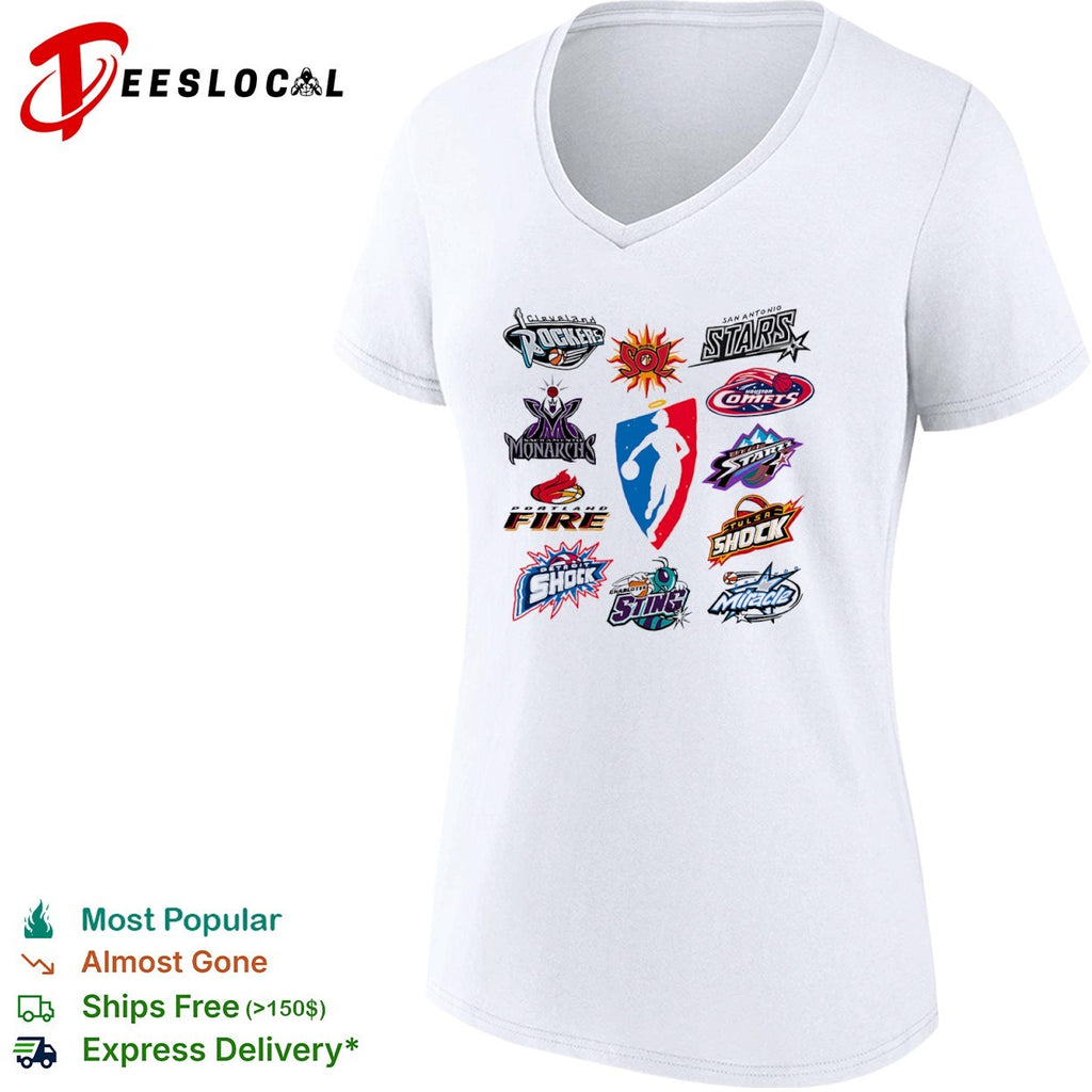 Cleveland Rockers Miami Sol San Antonio Stars Sacramento Monarchs WNBA team shirt