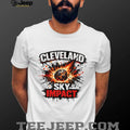 Cleveland Sky Impact Meteor Blast Graphic T Shirt (2)