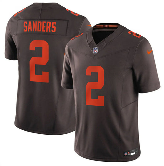 Cleveland Browns #2 Shedeur Sanders Brown 2026 F.U.S.E. 'Alpha Dawg Edition'
